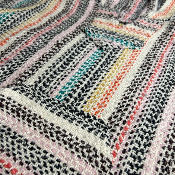 Women BAJA JOE Small Knit Hoodie Pullover Multicolor Sweater - Picture 9 of 13